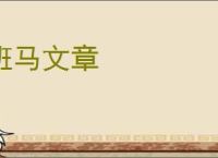 班马文章