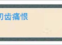 切齿痛恨