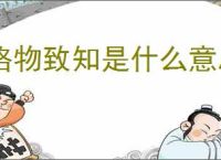 格物致知是什么意思