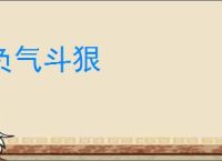 负气斗狠