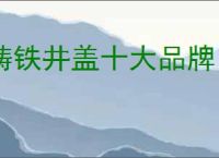 铸铁井盖十大品牌