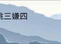 挑三嫌四