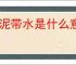 拖泥带水是什么意思