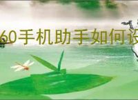 360手机助手如何设置权限