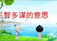足智多谋的意思