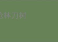 枪林刀树