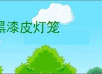 黑漆皮灯笼