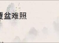 覆盆难照