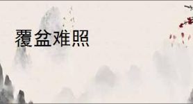 覆盆难照