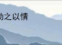 动之以情