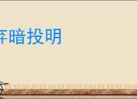 弃暗投明