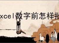 Excel数字前怎样批量加0