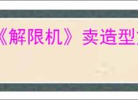 《解限机》卖造型方式
