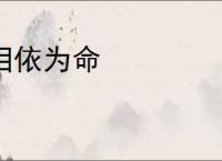 相依为命