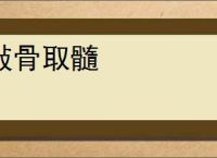 敲骨取髓