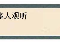 侈人观听