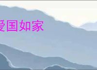 爱国如家