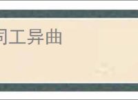 同工异曲