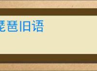 琵琶旧语