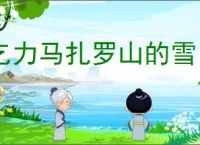 乞力马扎罗山的雪