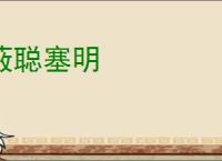 蔽聪塞明