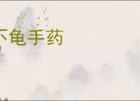不龟手药