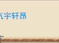 气宇轩昂