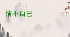 情不自已