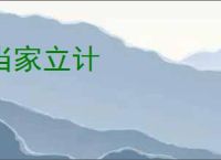 当家立计