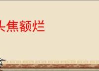 头焦额烂