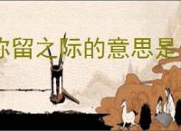 弥留之际的意思是什么
