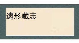 遗形藏志