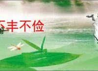 不丰不俭