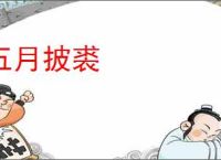 五月披裘