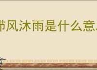 栉风沐雨是什么意思