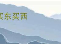 买东买西