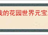 我的花园世界元宝怎么使用,我的花园世界元宝购买推荐