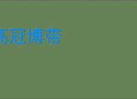 高冠博带
