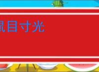 鼠目寸光