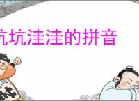 坑坑洼洼的拼音