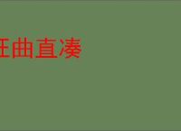 枉曲直凑