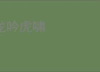 龙吟虎啸