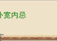 外宽内忌