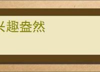 兴趣盎然