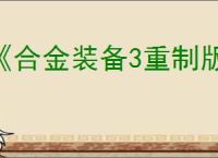 《合金装备3重制版》加密情况