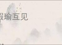 瑕瑜互见