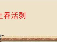 生吞活剥
