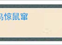鸟惊鼠窜