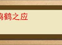 鸣鹤之应