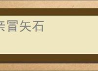 亲冒矢石